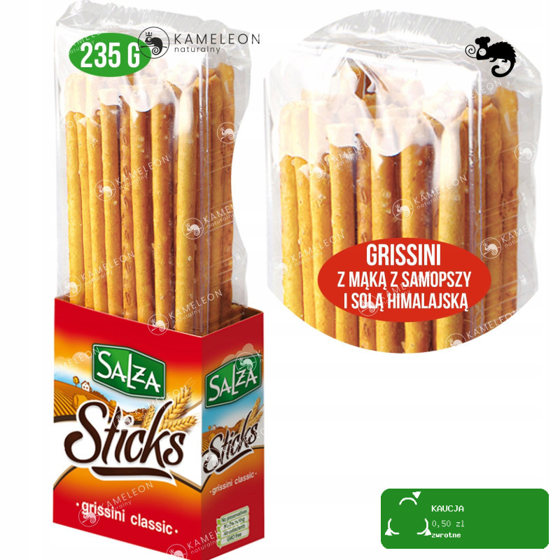SALZA STICKS GRISSINI PALUCHY PALUSZKI CHLEBOWE mix smaków 4 paczek 0,88KG