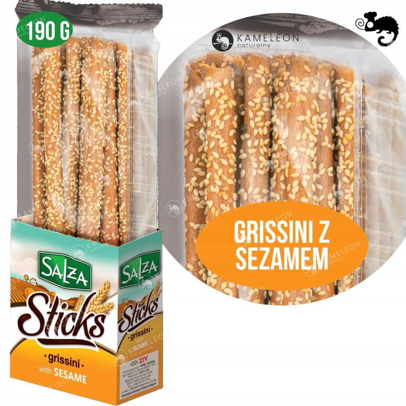 SALZA STICKS GRISSINI PALUCHY PALUSZKI CHLEBOWE mix smaków 4 paczek 0,88KG