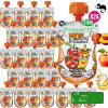 ORYGINALNY SOK MUS OWOCOWY BEZ CUKRU Nektarynka Jabłko Banan 110ml x12 1,3L