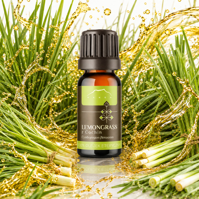 Nanga Olejek eteryczny z trawy cytrynowej LEMONGRASS 10ml
