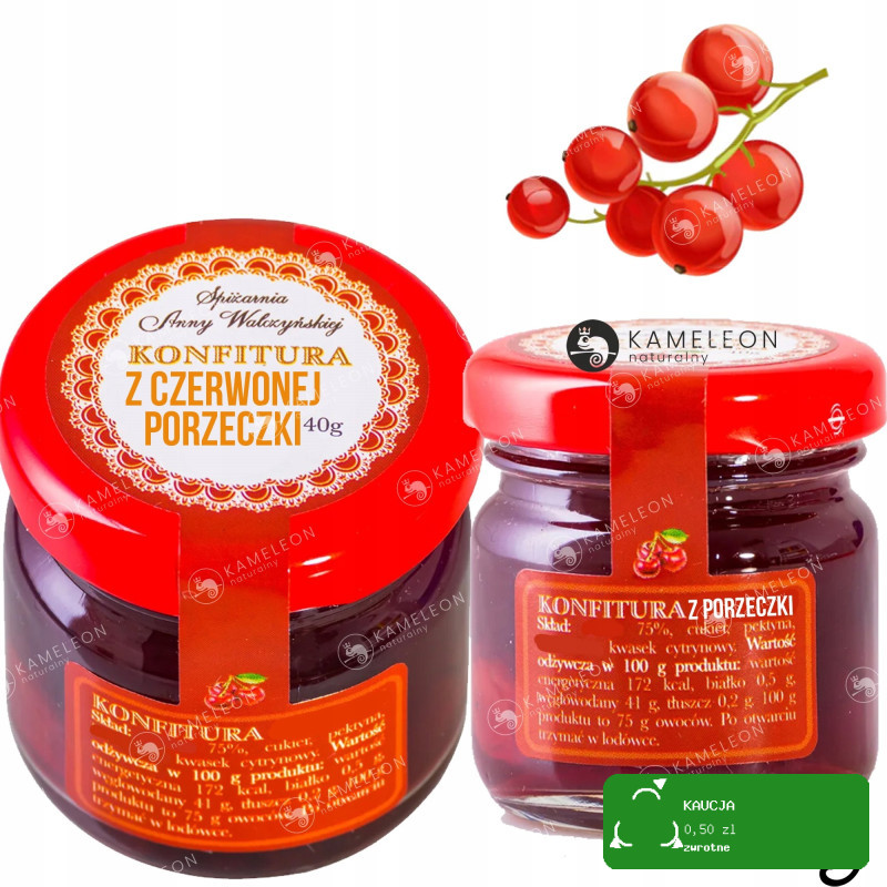 15x KONFITURA MARMOLADA DŻEM MUS POWIDŁA mix smaków MAŁY SŁOICZEK 40g 0,6KG