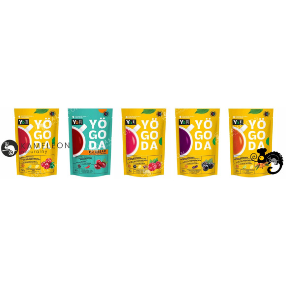 YOGODA MIESZANKA MIODOWO OWOCOWA do NAPOJÓW ŻURAWINA 50g x14szt 0,7KG