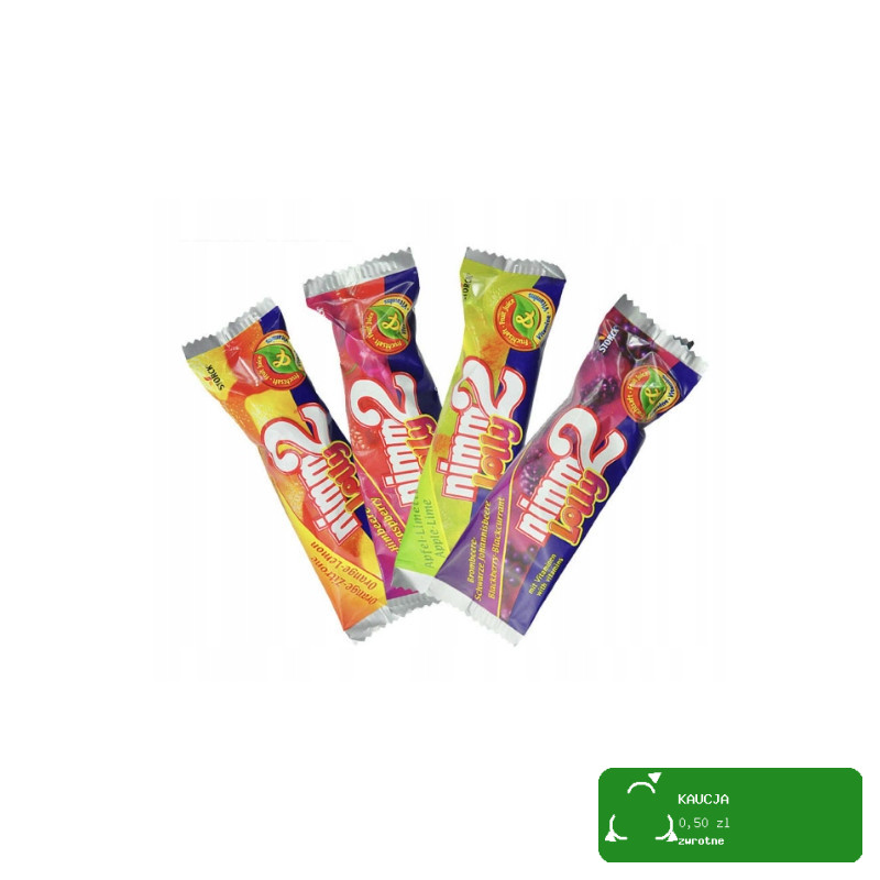 4x NIMM 2 LIZAK OWOCOWY Z WITAMINAMI mix SUPER SMAKÓW 4szt x 10g 40G STORCK