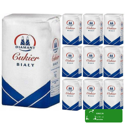 DIAMANT CUKIER DROBNY 1KG x 10 10KG