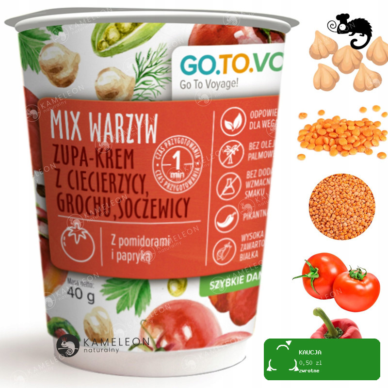 GOTOVO szybkie danie ZUPA MIX WARZYW SOCZEBULLO GROSO + KUKURBUZ MIX 12 DAŃ