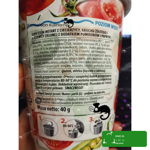 GOTOVO szybkie danie 3xZUPA MIX WARZYW SOCZEBULLO GROSO + KUKURBUZ MIX 4szt