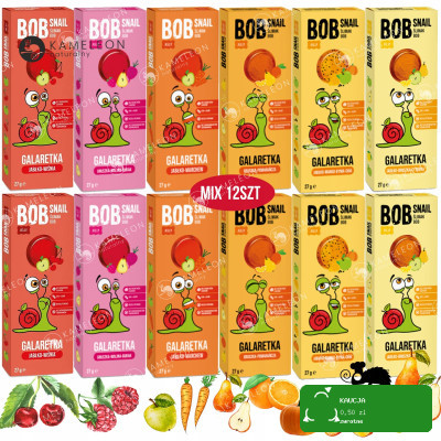 BOB PRZEKĄSKA JELLY 27g x 12 / ZESTAW