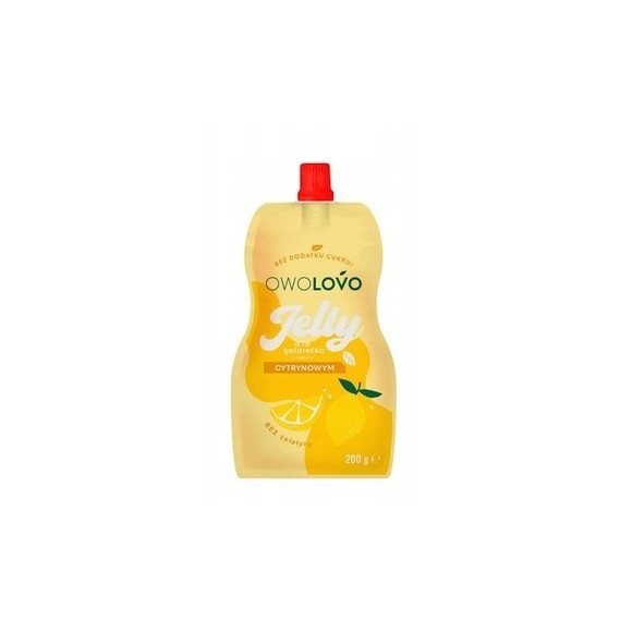 OVOLOVO JELLY ala galaretka o smaku CYTRYNOWYM -200g bez