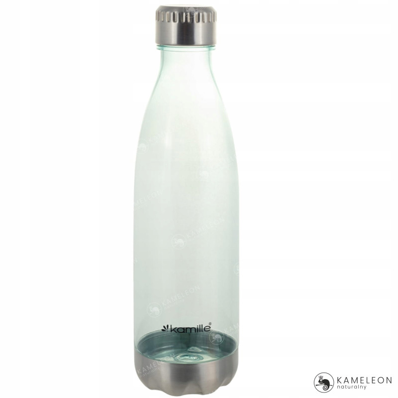 BUTELKA BIDON na WODĘ NAPÓJ TRENING tworzywo 700ml KAMILLE ZIELONA KM2305