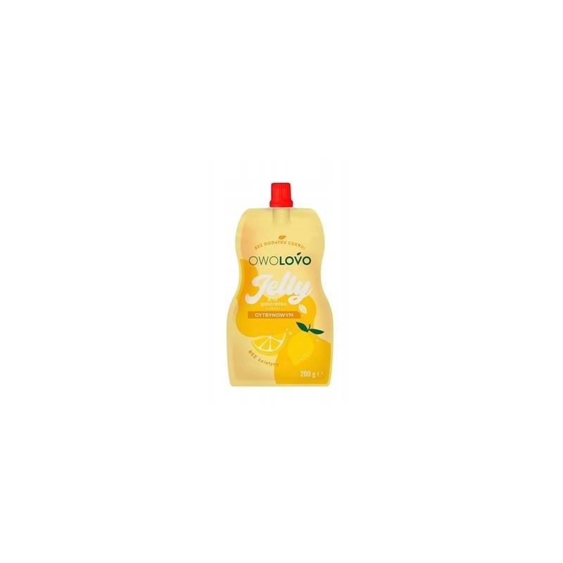 OVOLOVO JELLY ala galaretka o smaku CYTRYNOWYM -200g bez