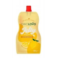 OVOLOVO JELLY ala galaretka o smaku CYTRYNOWYM -200g bez