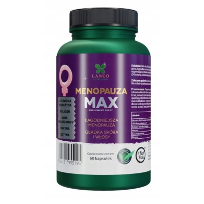 Lanco MENOPAUZA MAX dla Kobiet 40+ 60kaps wsparcie