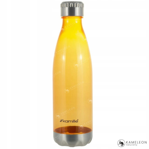 BUTELKA BIDON SHAKER na WODĘ NAPOJE TWORRZYWOW 700ml Kamille POMARAŃCZOWA BUTELKA BIDON SHAKER na WODĘ NAPOJE TWORRZYWOW 700ml Kamille POMARAŃCZOWA