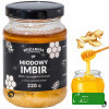 ZESTAW MIODÓW MIÓD SMAKOWY mix 5szt CYNAMON IMBIR RÓŻA LAWENDA MIĘTA 1,1KG