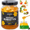 ZESTAW MIODÓW Z BAKALIAMI OWOCAMI: MIODOWE LAWENDA RUBIN BURSZTYN 620G 3szt