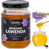 ZESTAW MIODÓW Z BAKALIAMI OWOCAMI: MIODOWE LAWENDA RUBIN BURSZTYN 620G 3szt