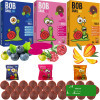 BOB SNAIL JELLY MIX 100g x3 ROLLS owocowe przekąski MALINA MANGO BORÓWKA