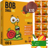 BOB SNAIL JELLY MIX 100g x3 ROLLS owocowe przekąski MALINA MANGO BORÓWKA