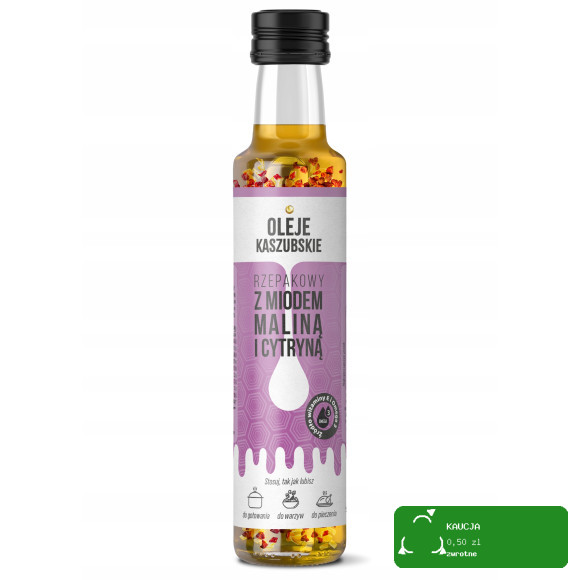 ACS Zestaw MIX OLEJ RZEPAKOWY SMAKOWY Z MIODEM 250ML x 5szt KRÓTKA DATA
