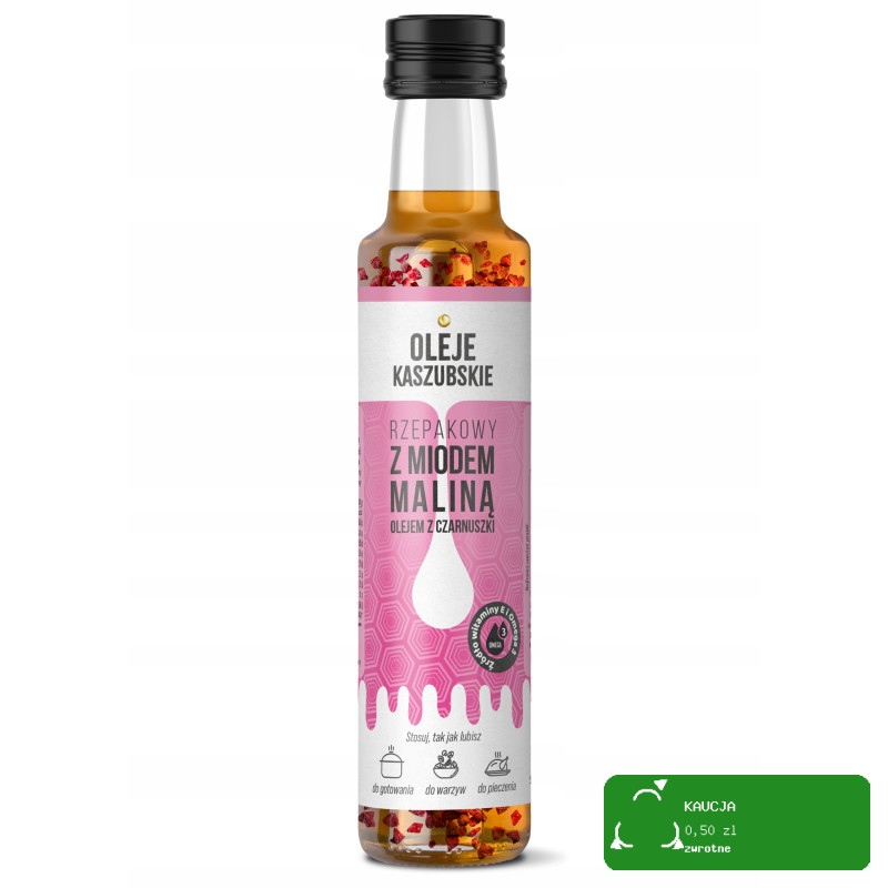 ACS Zestaw MIX OLEJ RZEPAKOWY SMAKOWY Z MIODEM 250ML x 5szt KRÓTKA DATA