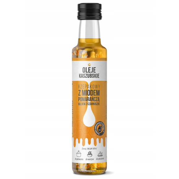 ACS Zestaw MIX OLEJ RZEPAKOWY SMAKOWY Z MIODEM 250ML x 5szt KRÓTKA DATA