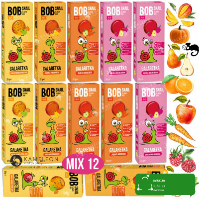 BOB SNAIL JELLY MIX 12szt ZESTAW