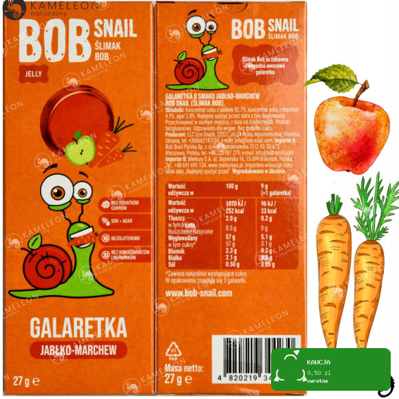 BOB SNAIL JELLY MIX 12szt ZESTAW