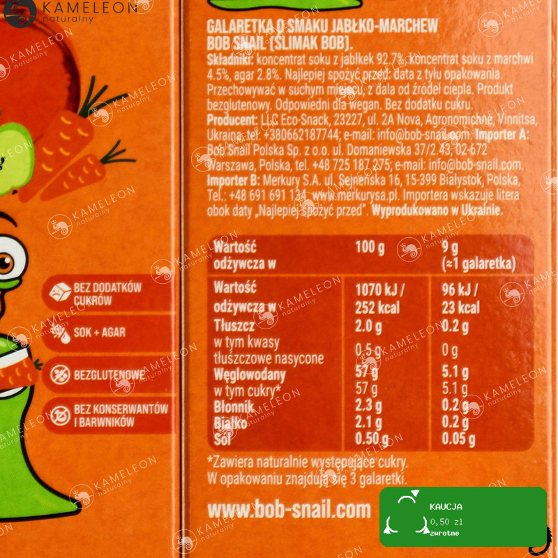 BOB SNAIL JELLY MIX 12szt ZESTAW