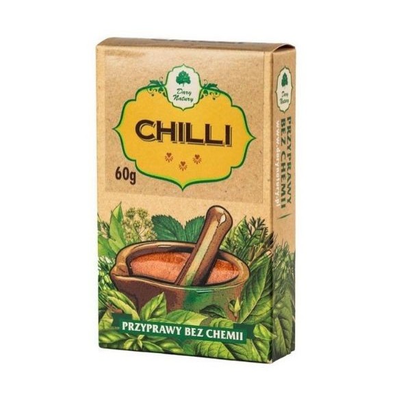 Dary Natury CHILLI CHILI OSTRA PAPRYKA przyprawa bez chemii