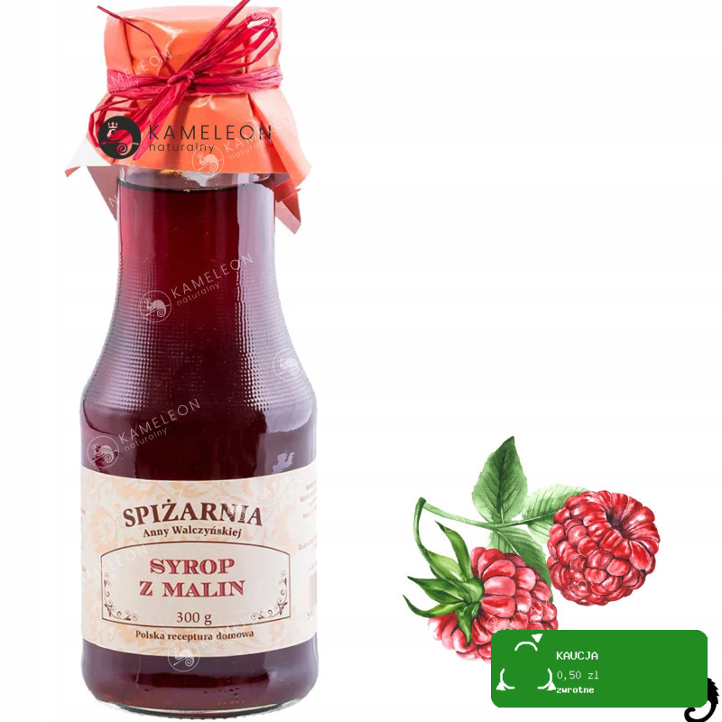 SYROP Z MALIN MALINOWY SOK MALINY SPIŻARNIA Anny Walczyńskiej 300ml x3 0,9L