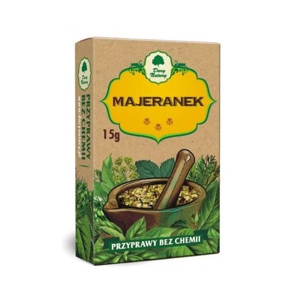 MAJERANEK przyprawa bez chemii -- kartonik -- 15g DARY