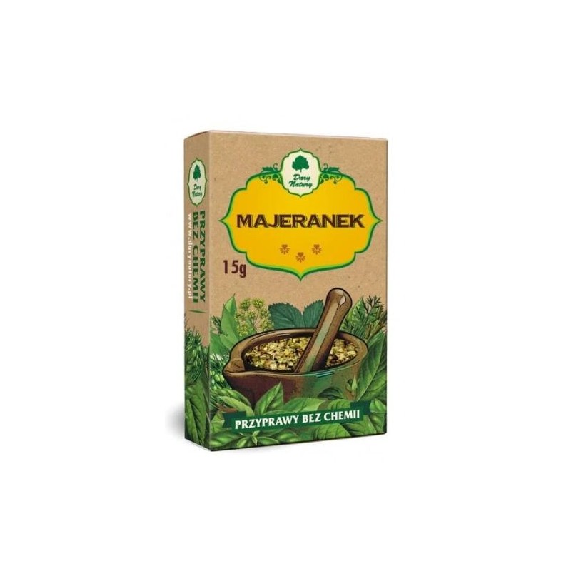 MAJERANEK przyprawa bez chemii -- kartonik -- 15g DARY