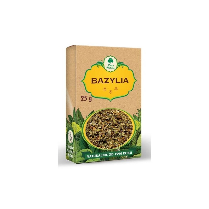 Dary Natury BAZYLIA bez chemii -- kartonik -- 25g