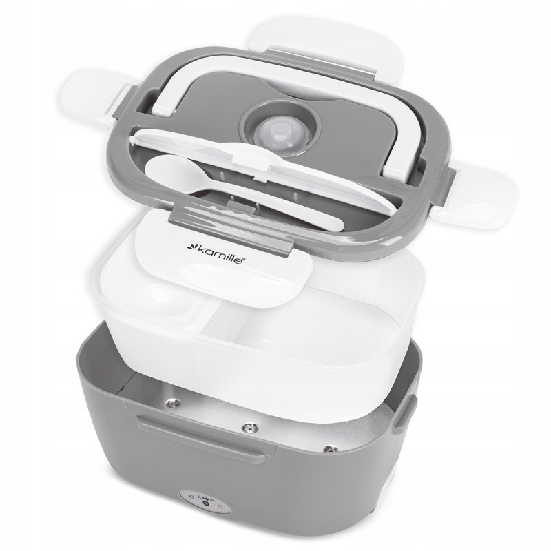 ELEKTRYCZNY LUNCH BOX TERMOS 220V gniazdko DUŻY 15000ml 1,5L KAMILLE