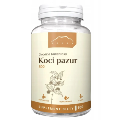 NANGA KOCI PAZUR 500mg 100 kapsulek