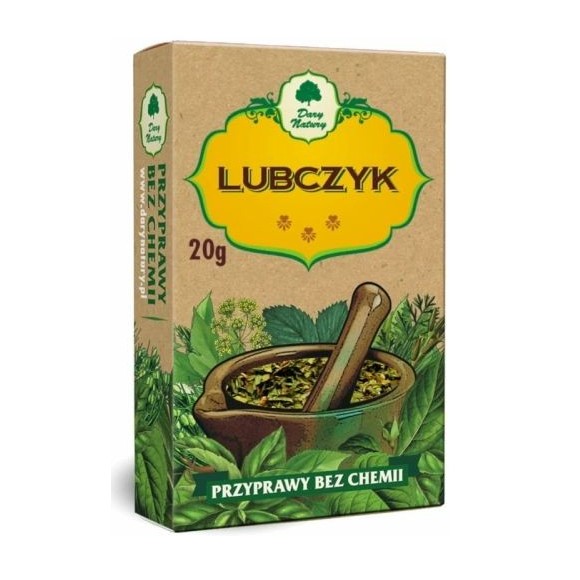 LUBCZYK przyprawa DO ZUP ROSOŁÓW bez chemii 20g DARY NATURY