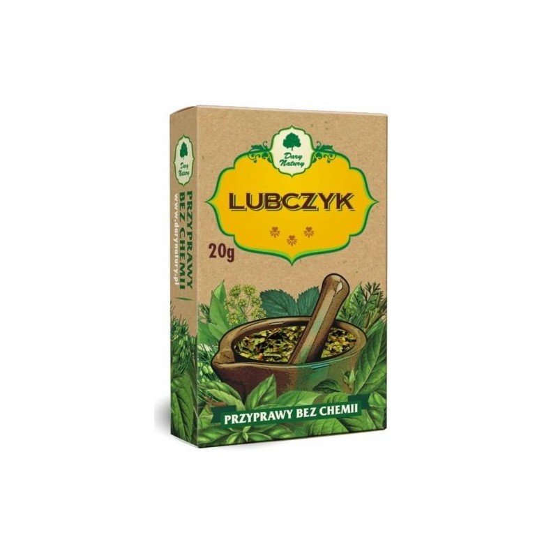 LUBCZYK przyprawa DO ZUP ROSOŁÓW bez chemii 20g DARY NATURY