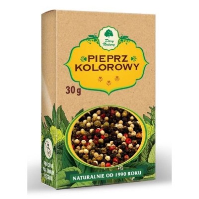 PIEPRZ KOLOROWY ZIARNO W ZIARNIE ziarnisty -- kartonik