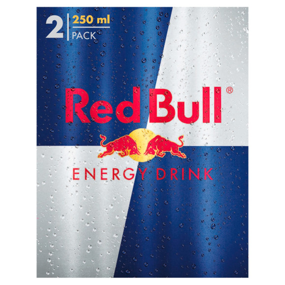 RED BULL NAPÓJ ENERGETYCZNY 2 X 250ML = 500ML 0,5L