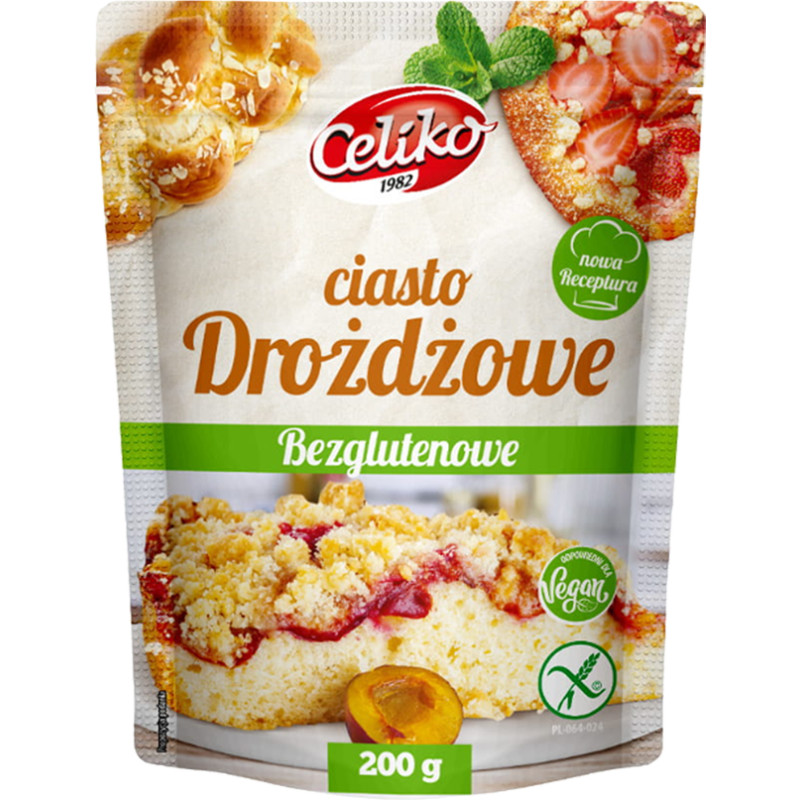 Celiko CIASTA CIASTO WYPIEKI BEZGLUTENOWE bez glutenu wege WEGAŃSKIE mix 8