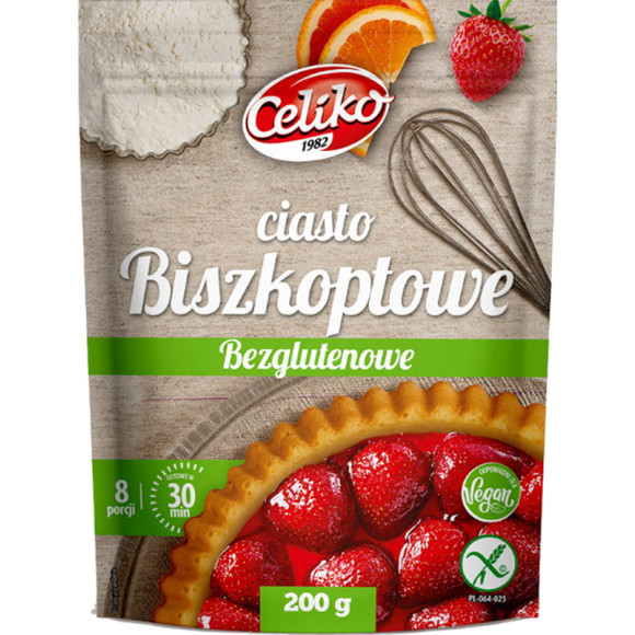 Celiko CIASTA CIASTO WYPIEKI BEZGLUTENOWE bez glutenu wege WEGAŃSKIE mix 8