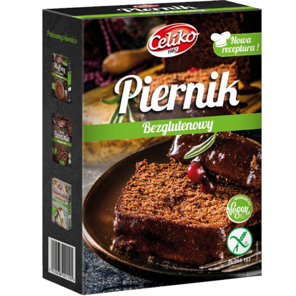 Celiko CIASTA CIASTO WYPIEKI BEZGLUTENOWE bez glutenu wege WEGAŃSKIE mix 8