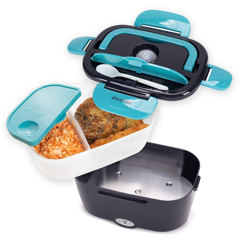 ELEKTRYCZNY LUNCH BOX TERMOS SAMOCHODOWY do samochodu 1000ml 1L KAMILLE