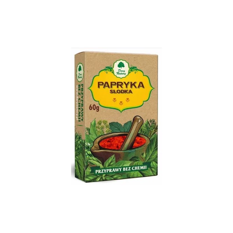 PAPRYKA SŁODKA przyprawa bez chemii 60g DARY NATURY