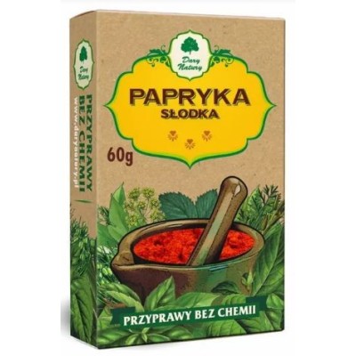 PAPRYKA SŁODKA przyprawa bez chemii 60g DARY NATURY