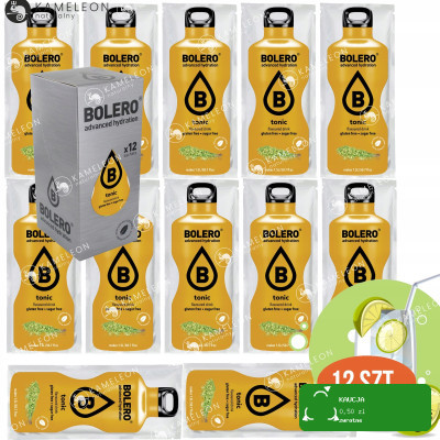 BOLERO DRINK NAPÓJ IZOTONIK bez cukru TONIC 9G x12
