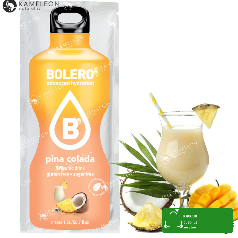 BOLERO DRINK NAPÓJ bez cukru PINA COLADA 9G x12