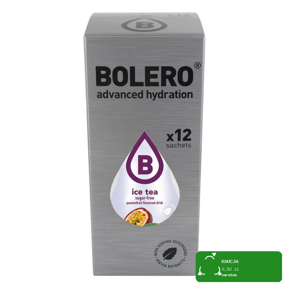 BOLERO DRINK w proszku ICE TEA PASSIONFRUIT 12x3g