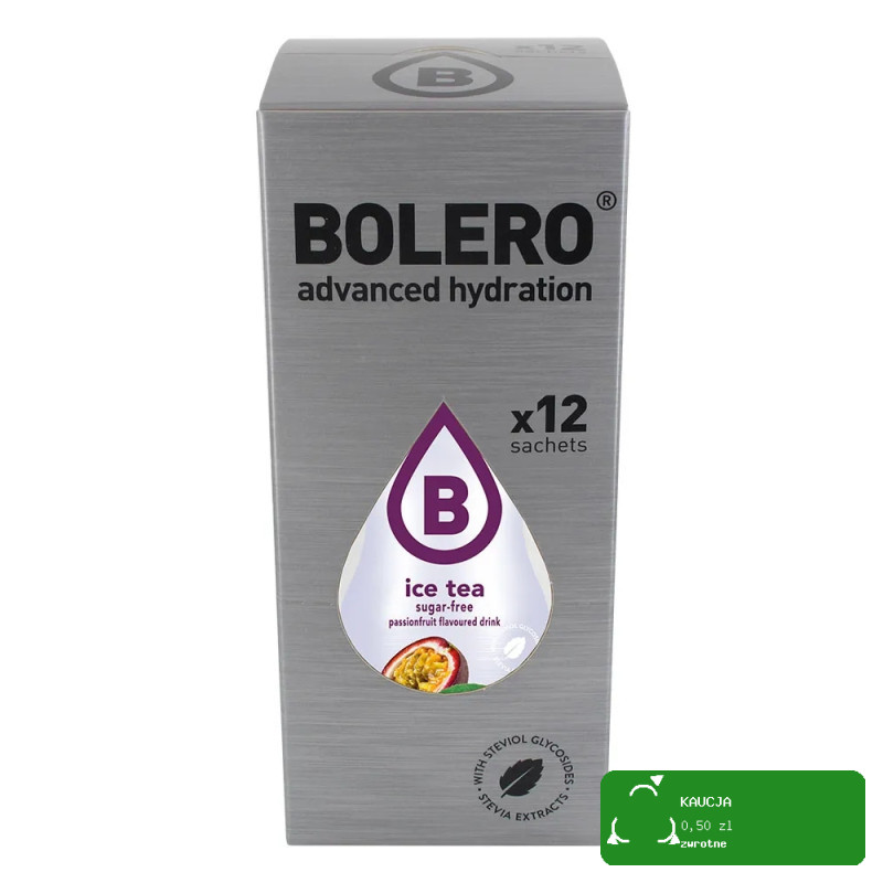 BOLERO DRINK w proszku ICE TEA PASSIONFRUIT 12x3g