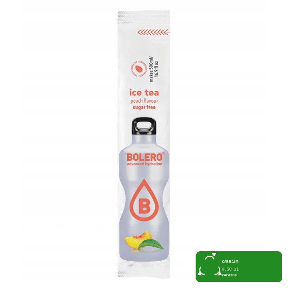 BOLERO DRINK NAPÓJ w proszku ICE TEA PEACH 12x3g